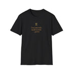 Gemini T-shirt – Gold Astrology Quote Tee | Vié Chérie