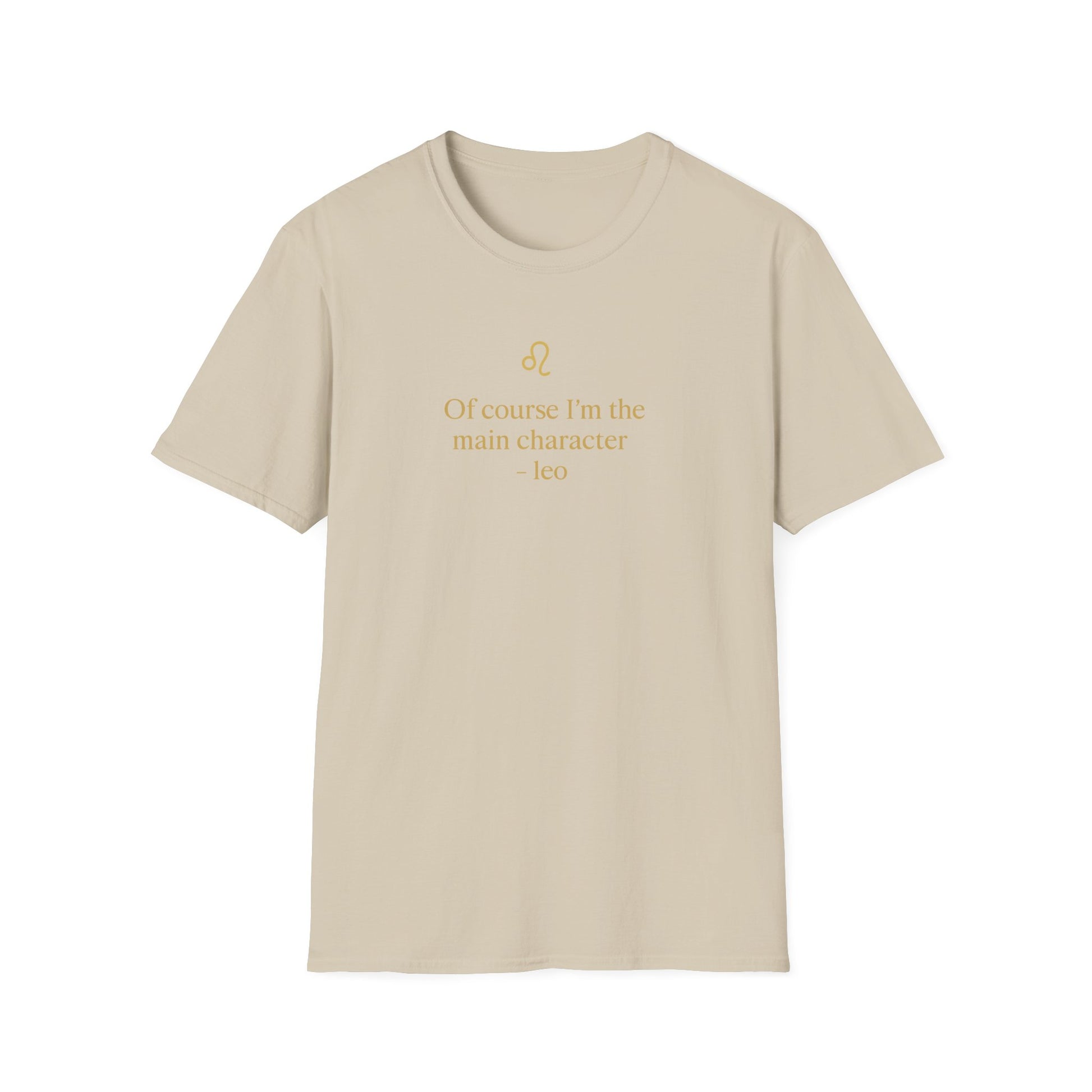 Leo T-shirt – Gold Astrology Quote Tee | Vié Chérie