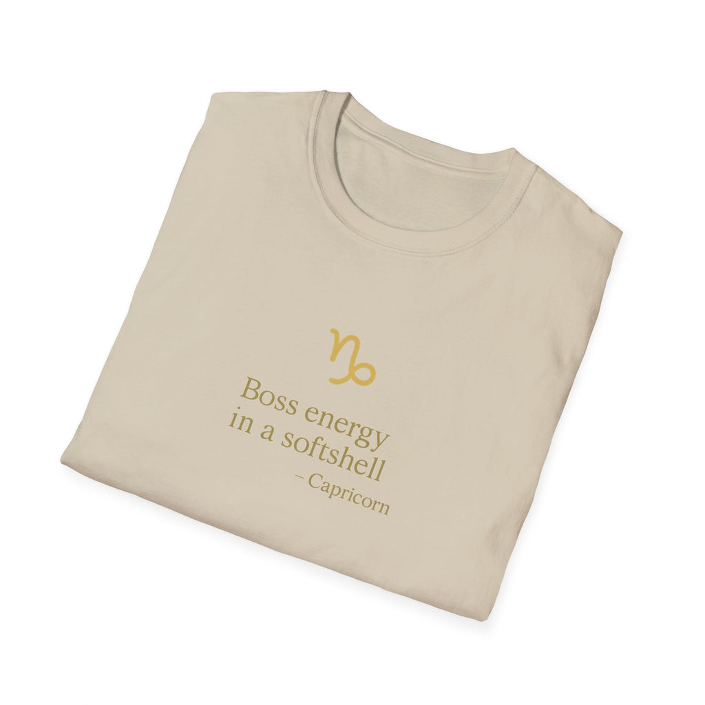 Capricorn T-shirt – Gold Astrology Quote Tee | Vié Chérie