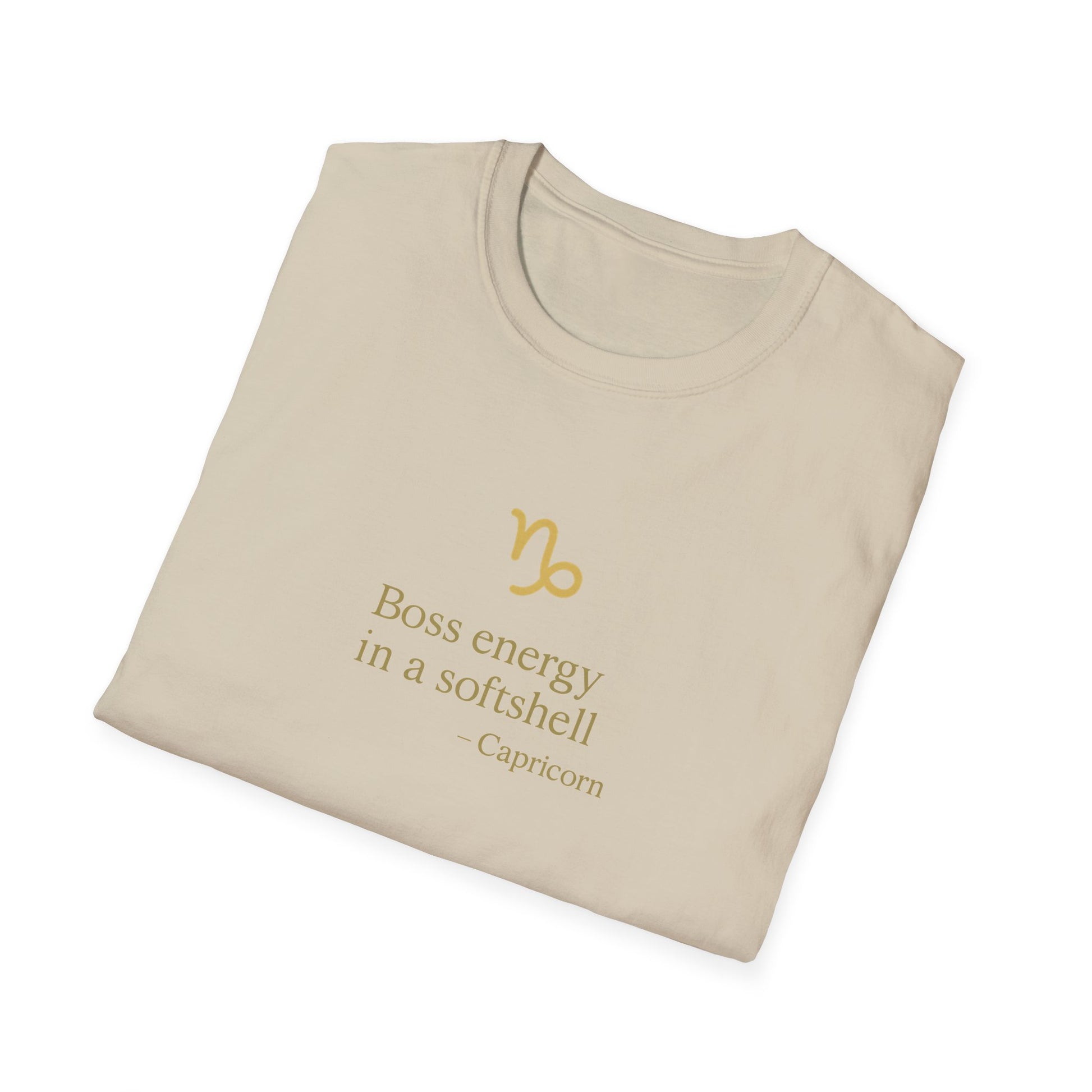 Copy of Copy of Capricorn T-shirt – Gold Astrology Quote Tee | Vié Chérie