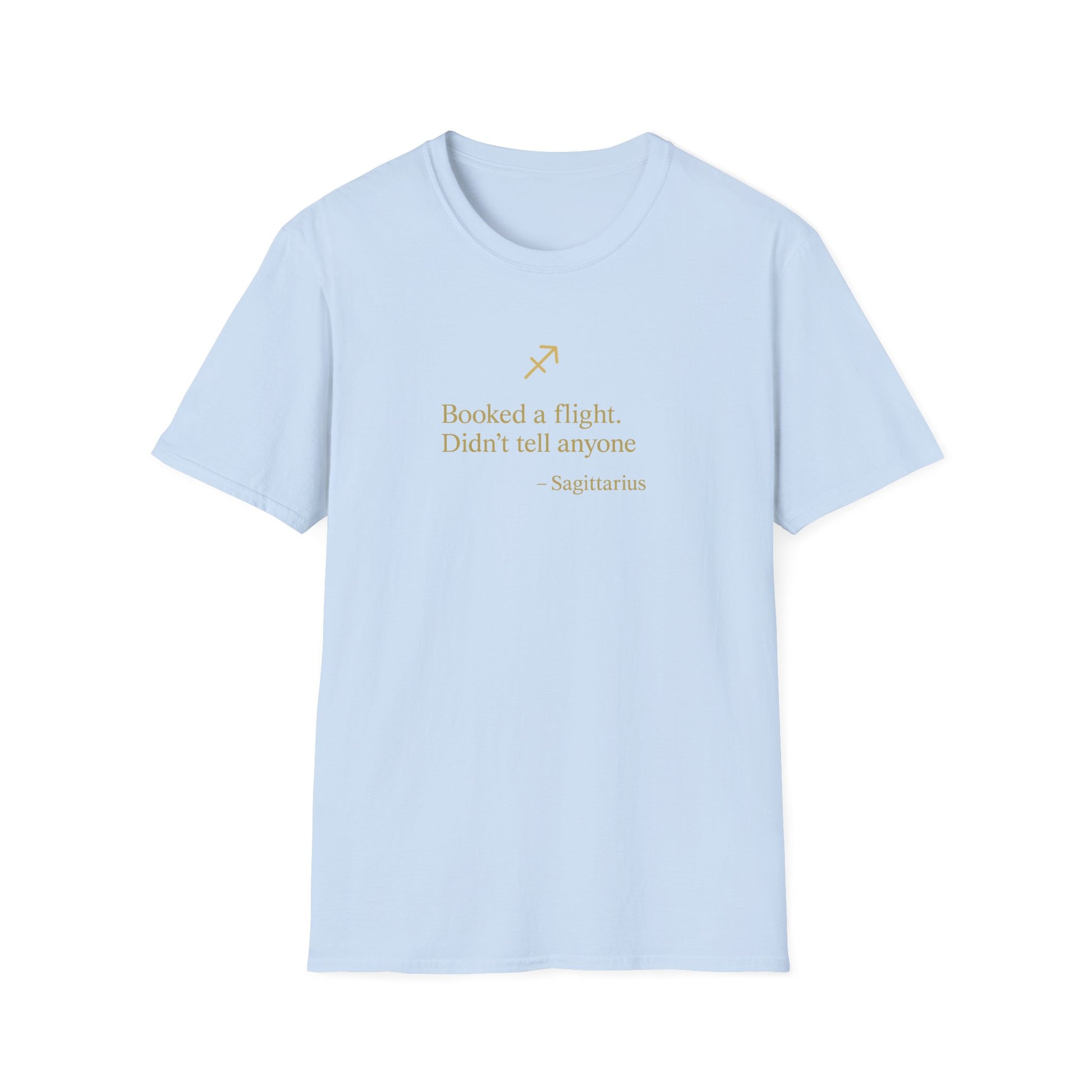Sagittarius T-shirt – Gold Astrology Quote Tee | Vié Chérie