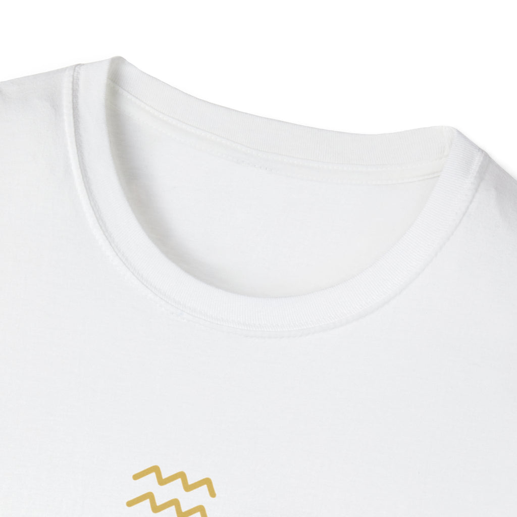 Aquarius T-shirt – Gold Astrology Quote Tee | Vié Chérie