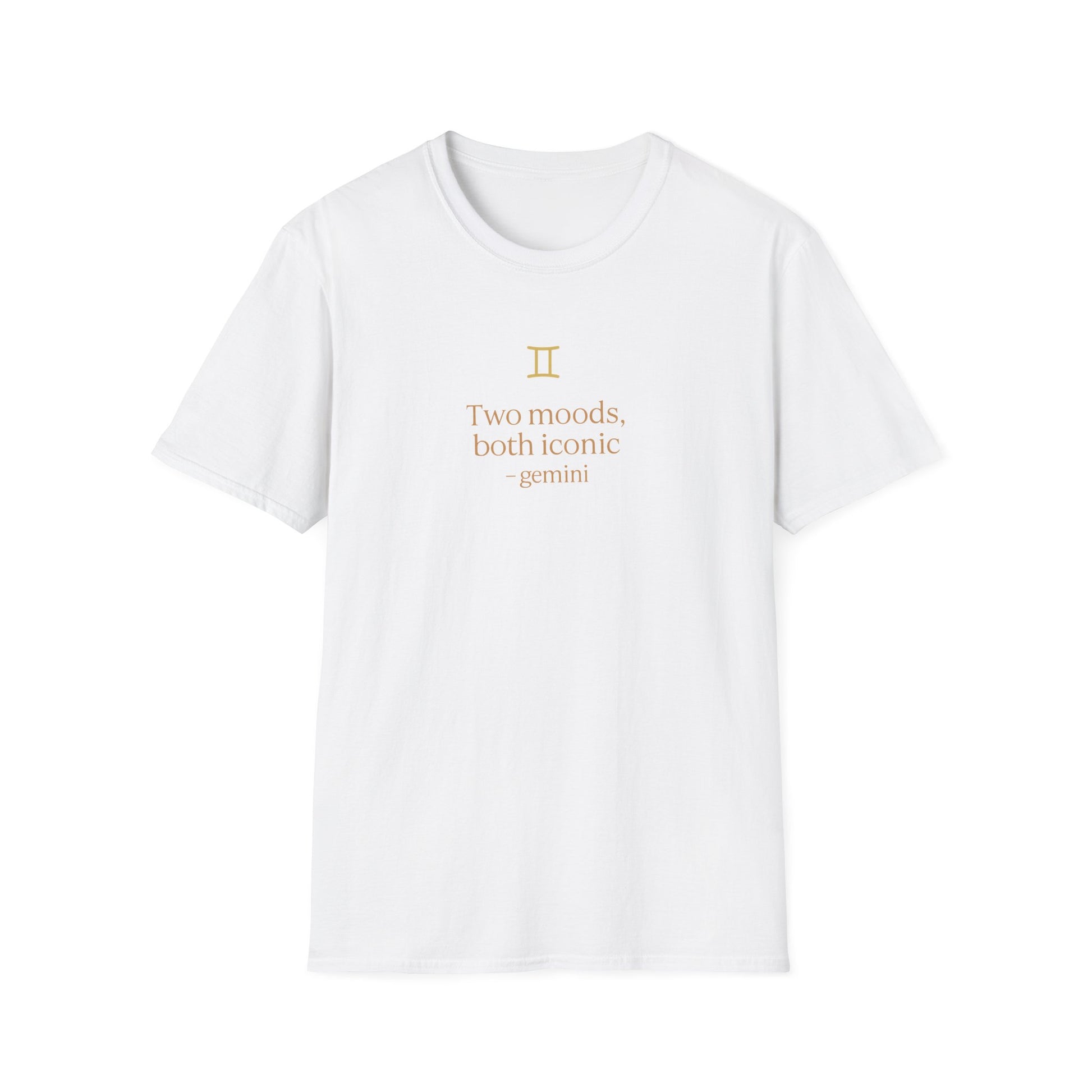 Gemini T-shirt – Gold Astrology Quote Tee | Vié Chérie