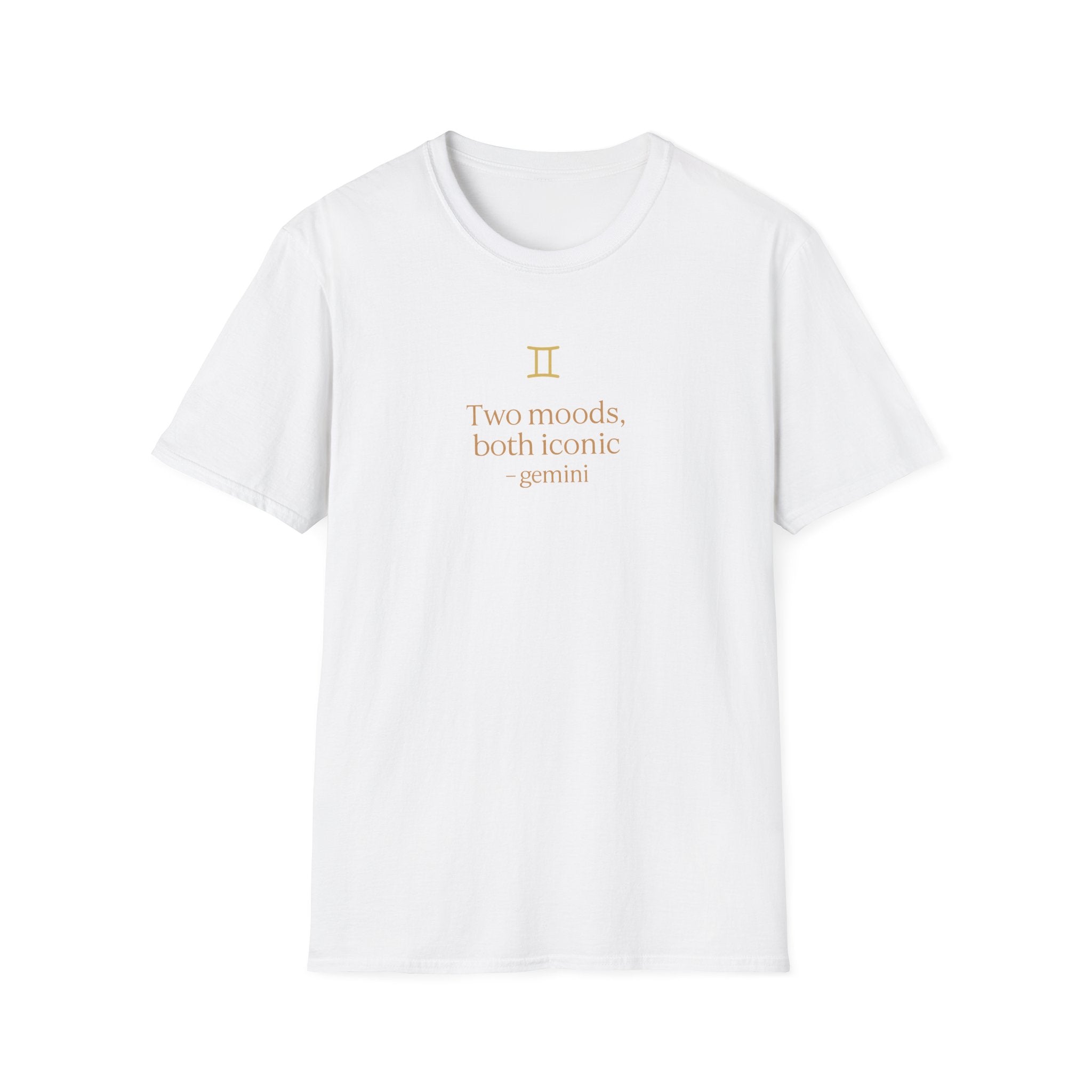 Gemini T-shirt – Gold Astrology Quote Tee | Vié Chérie
