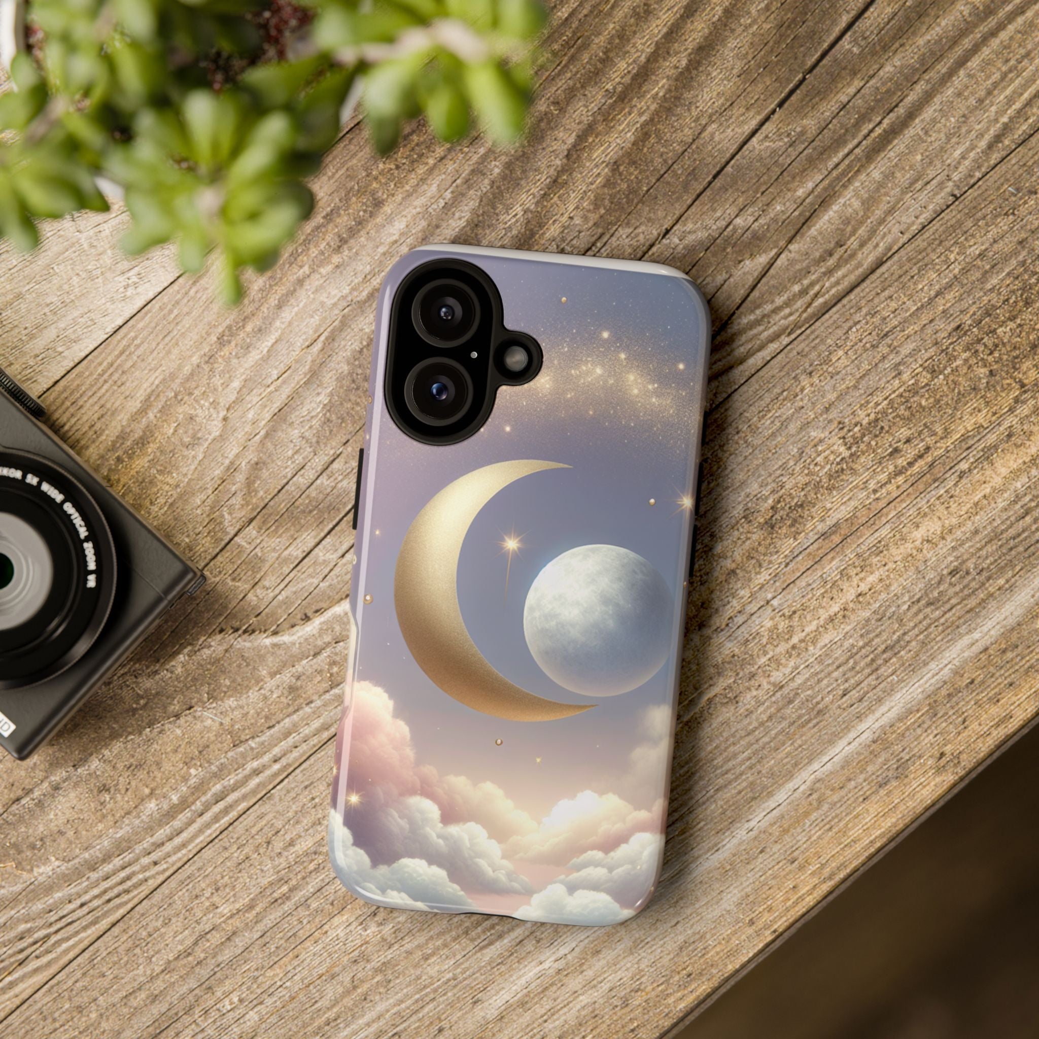 Stardust Serenity – Dreamy Moon & Cloud Case