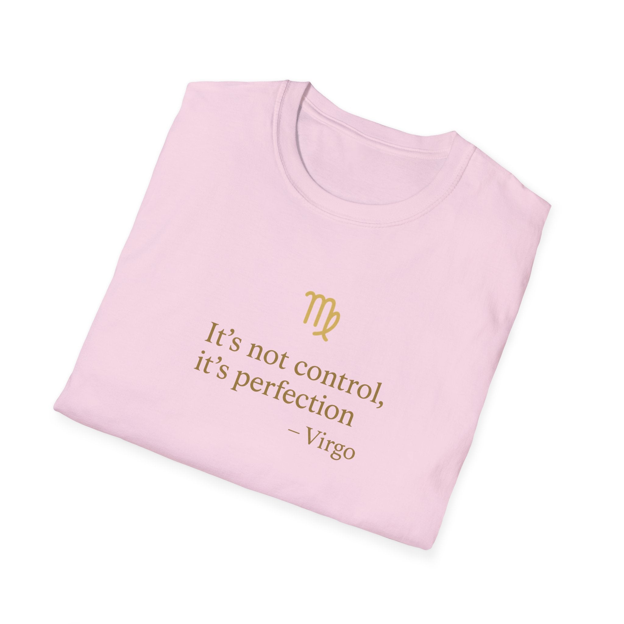 Virgo T-shirt – Gold Astrology Quote Tee | Vié Chérie