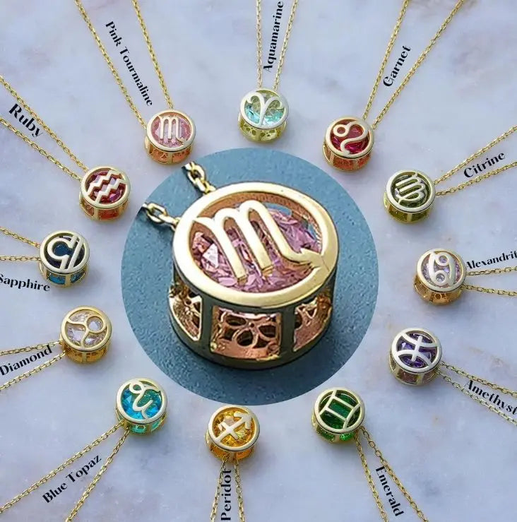 Celestial Zodiac Necklace | Vié Chérie
