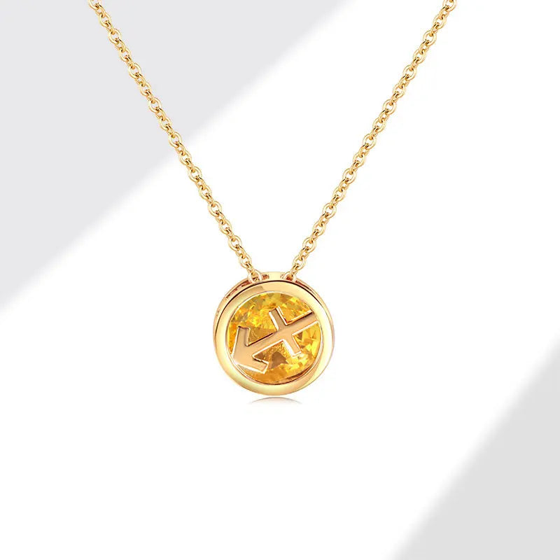 Celestial Zodiac Necklace | Vié Chérie