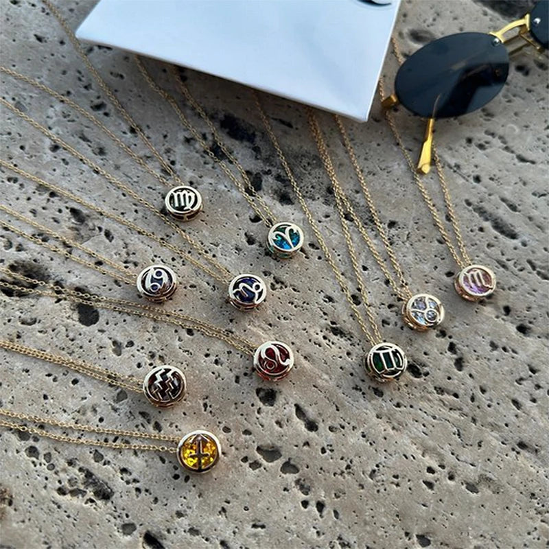 Celestial Zodiac Necklace | Vié Chérie