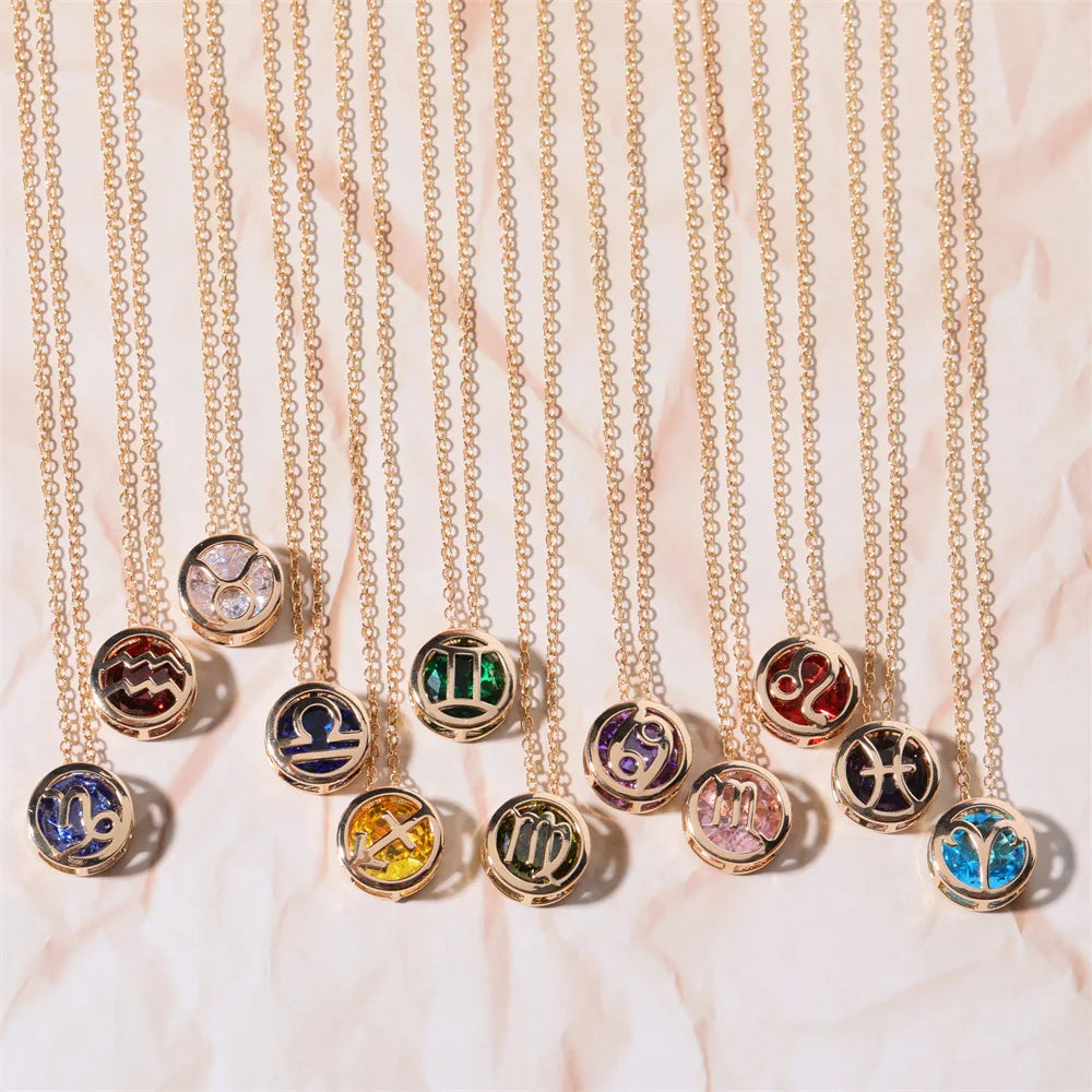 Celestial Zodiac Necklace | Vié Chérie