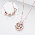 Magnetic Heart Clover Necklace 4-in-1 Transformable Design - Vié Chérie